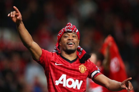 Evra blossomed at Manchester United