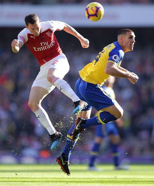 Lichtsteiner hobbled off in the second half