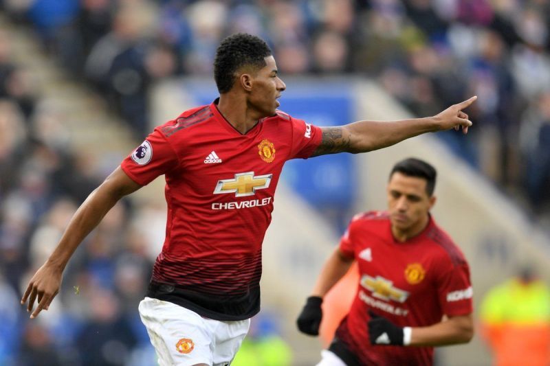 Rashford scored his 26th Premier League goal as Man United beat Leicester 1-0