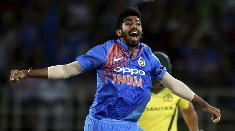 Shattered stumps, and the outstretched arms of Bumrah after a searing yorker are familiar sights today