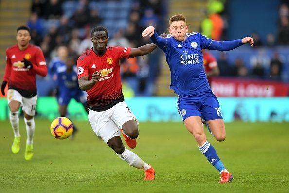 United successfully dealt with a flurry of Leicester attacks