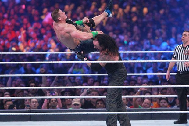 The Undertaker defeated John Cena in last year&#039;s WrestleMania
