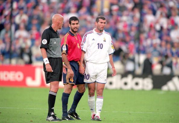 Zinedine Zidane, Josep Guardiola, Pierluigi Collina