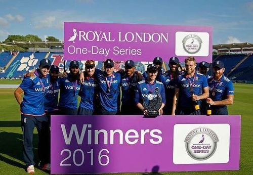 England is the number 1 One-Day International team in the world currently.