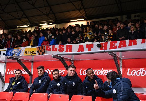 Manchester City have some world class players on their bench