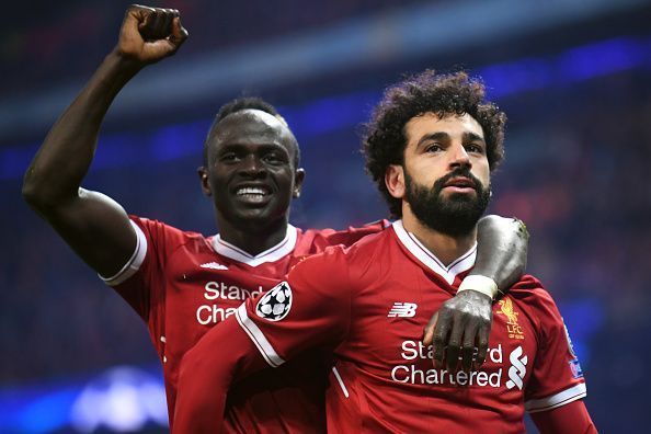 Sadio Mane and Mohamed Salah - Liverpool