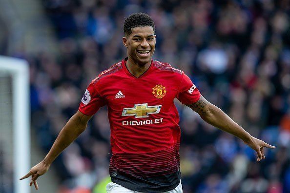 Marcus Rashford would be looking to score against the French champions.