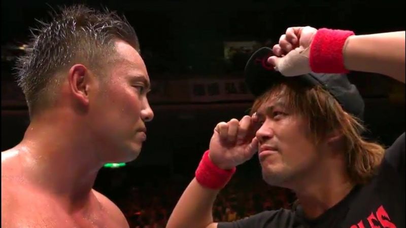 Kazuchika Okada and Tetsuya Naito