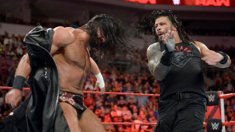 roman reigns and drew mecintyre raw