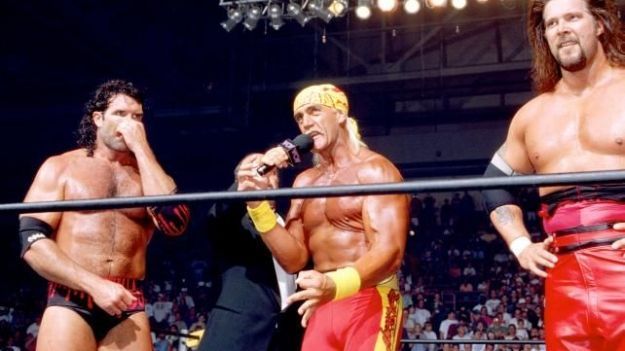 Hogan sided with Nash and Hall when they jumped ship to WCW