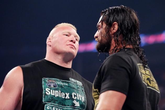 Brock Lesnar could crash the proceedings at WWE Fastlane