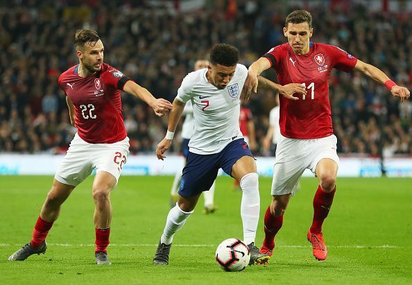 Sancho&#039;s skill and invention proved too much for the Czech backline to deal with