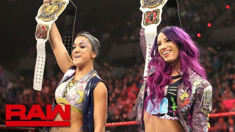 Women&#039;s tag-team champions Boss &#039;N&#039; Hug Connection.