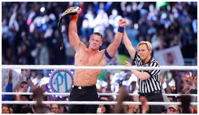 Cena captured his 16th World Title at the 2017 Royal Rumble.