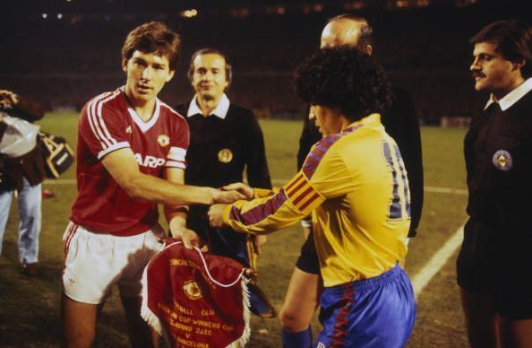 European Cup Winners Cup Quarter-Final Second Leg: Manchester United v Barcelona