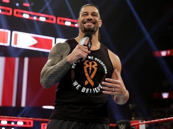 Roman Reigns announcing about his remission Amore as Cruiserweight champion