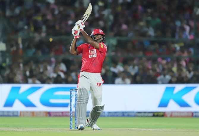 Chris Gayle 79 off 47 helps Kings XI Punjab register 14 run win over RR