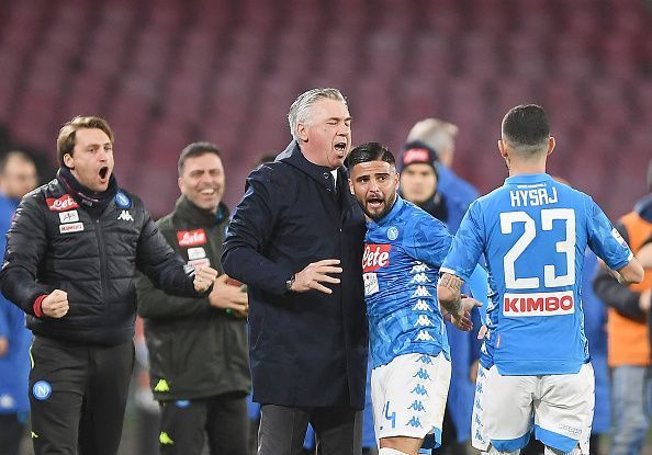 With players like Lorenzo Insigne, Ancelotti believes Napoli can close the gap on Juventus