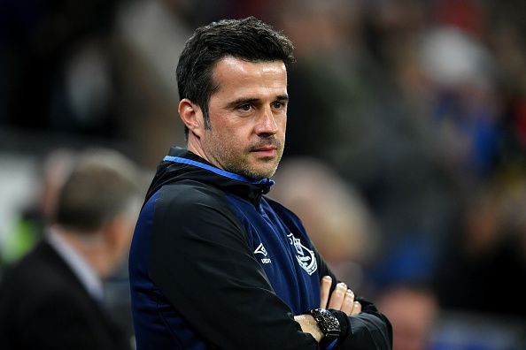 Marco Silva is under pressure at Everton
