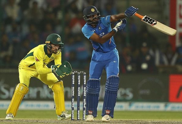 Shankar missed a golden opportunity to finish the game in the 5th ODI against Australia