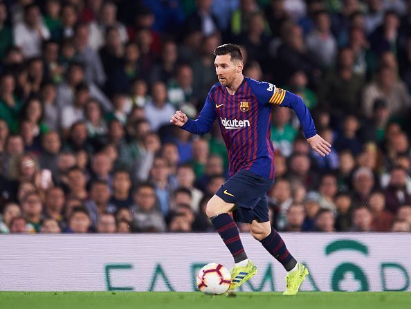 Messi is on course to win his third treble