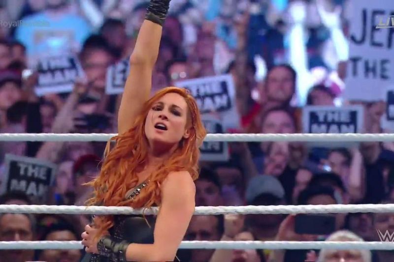 The Man made her fans proud at Royal Rumble