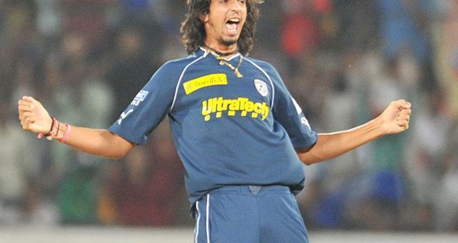 Ishant Sharma against Kochi Tuskers Kerala in 2011