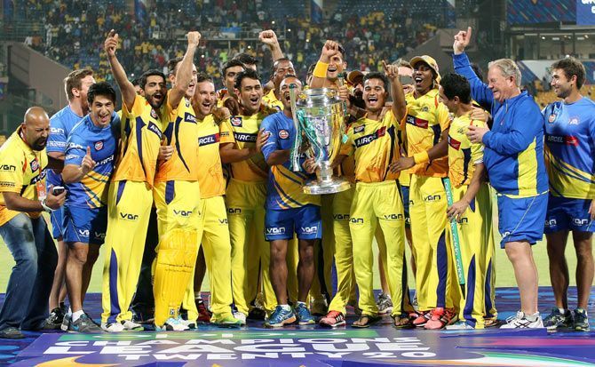 Chennai Super Kings Team Won The Ipl Tropy In 2010