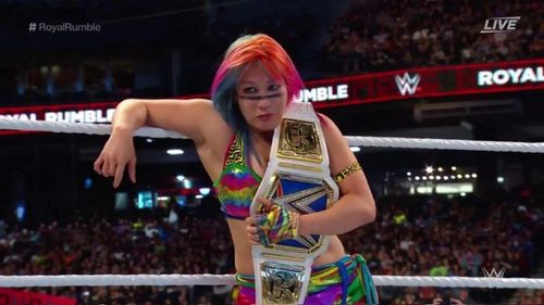 Our Smackdown women's champion, Asuka