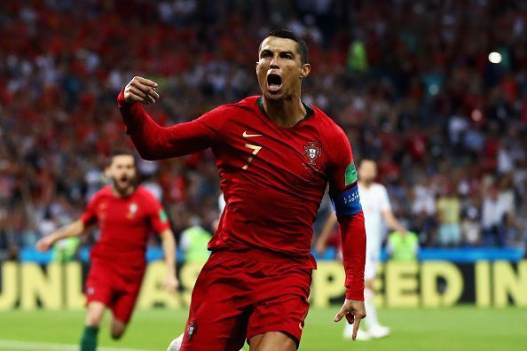 Ronaldo netted a hattrick in Portugal&#039;s opening World Cup match against Spain