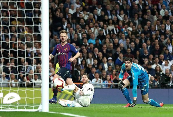 Rakitic scores the winner for Barcelona in the recent El Clasico