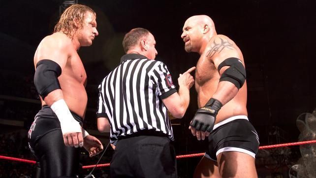 Triple H and Goldberg feuded for the most part of 2003