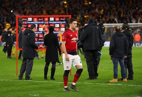 Dalot failed to grab the opportunity presented to him