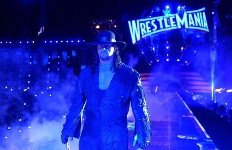 undertaker wrestlemania entrance
