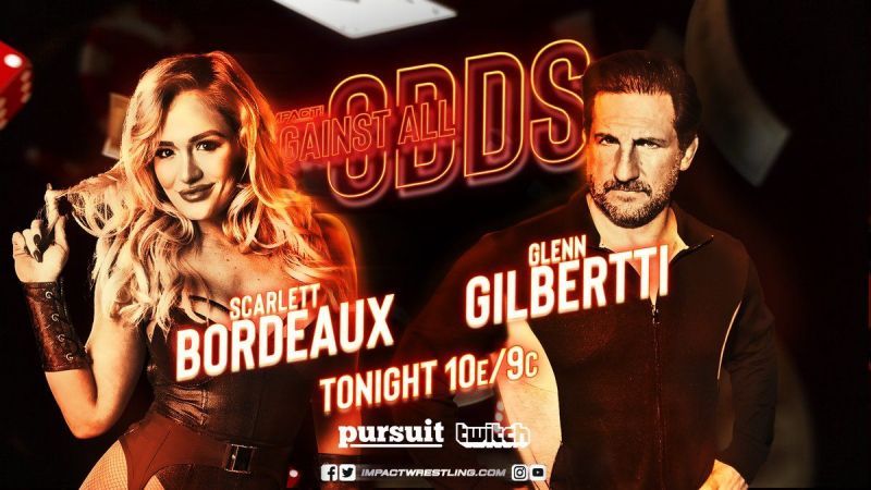 Scarlett Bordeaux looked to finally shut Glenn Gilberti up tonight