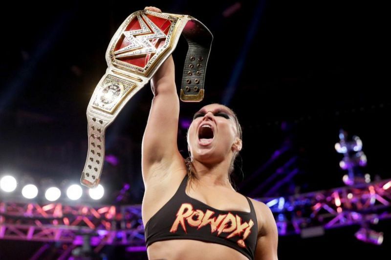 Rousey stood tall at the end of Evolution