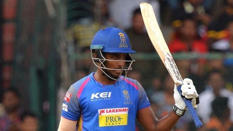 Sanju Samson in action