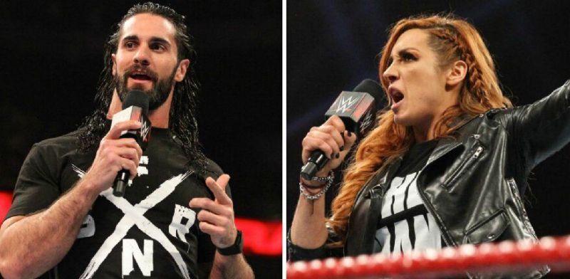 Becky Lynch and Seth Rollins seem to have similar storylines going for them.
