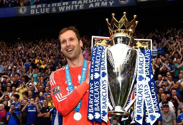 Petr Cech has won the Premier League four times with his previous club Chelsea