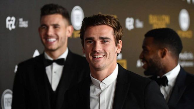 Antoine Griezmann at the 2018 Balon d&#039;Or awards