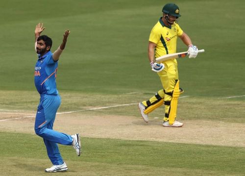 Indian bowlers were on top of the Kangaroos in the first ODI