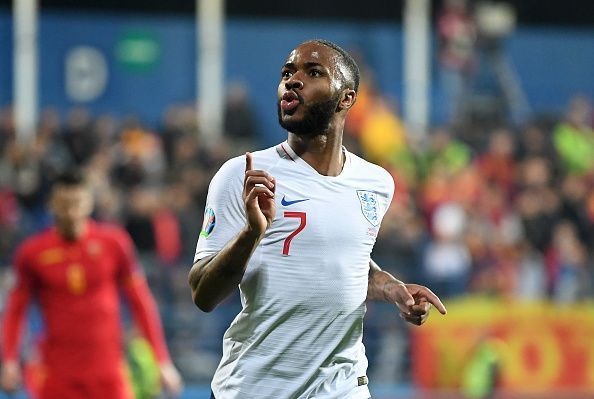 Sterling again shone for England