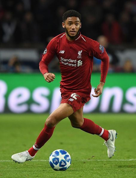 Joe Gomez is back in training after being out for a long time