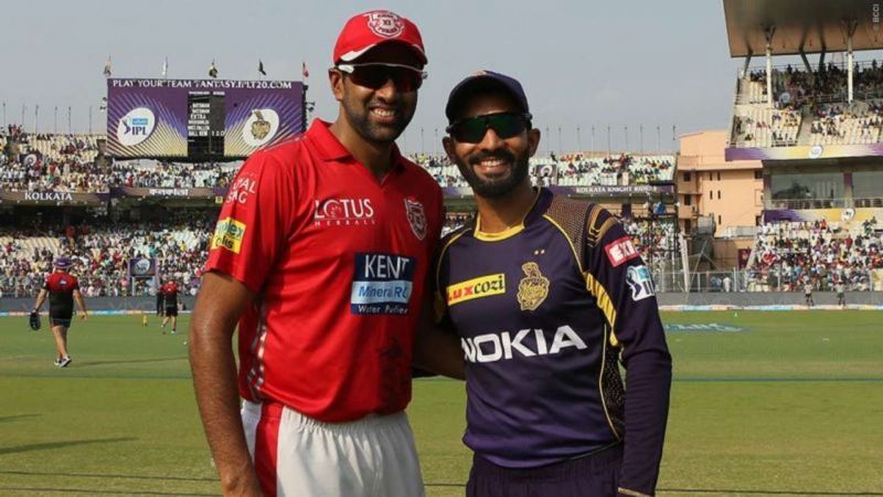 Ravichandran Ashwin and Dinesh Karthik