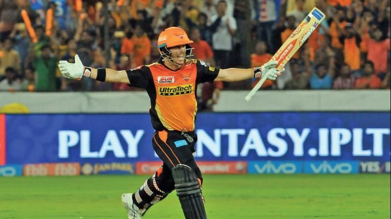 Warner helped SRH lift their first IPL trophy