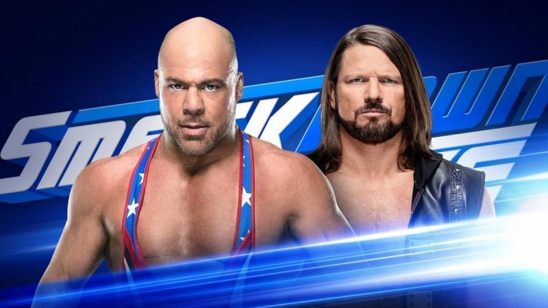 kurt angle and aj styles will go one on one in this week&#039;s smackdown