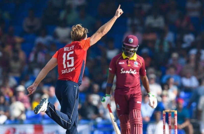 David Willey took 4 Wickets for just 7 Runs.