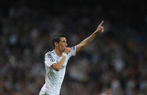 Di Maria during his Real Madrid days