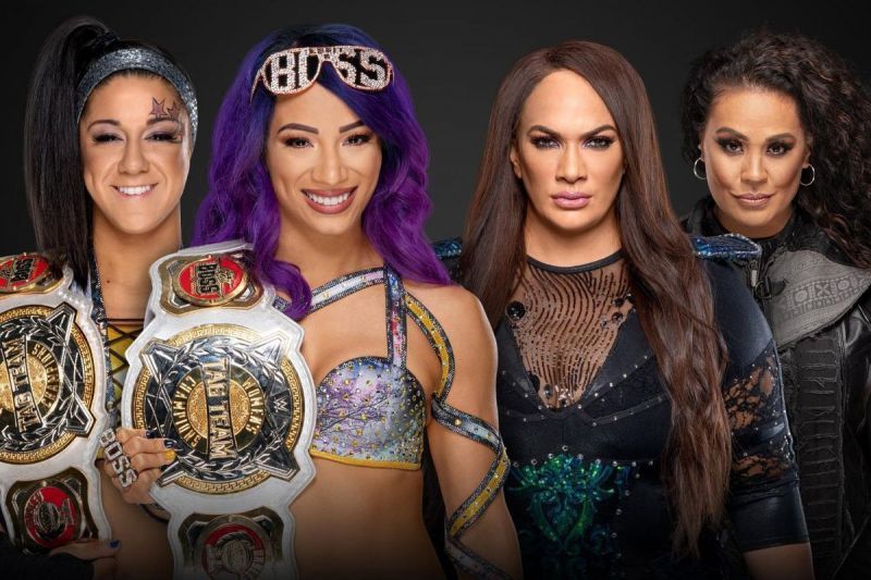 Bayley and Sasha Banks battle a familiar foe in Nia Jax.