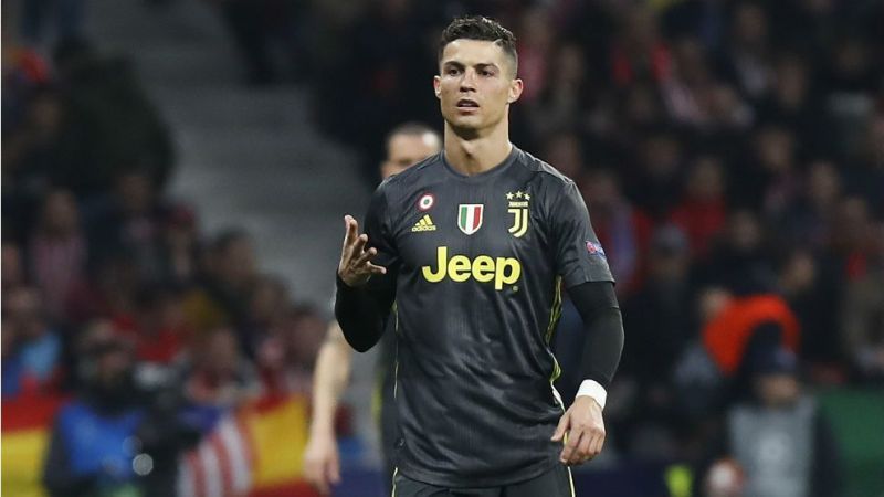 Ronaldo&#039;s gesture when booed at Wanda Metropolitano Stadium during the first leg of the tie